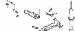 1 019 р. Полиуретановый сайлентблок амортизатора задней подвески (нижний) Точка Опоры  Honda CR-V  RD1,RD2,RD3 (1995-2001)  с доставкой в г. Калуга. Увеличить фотографию 2