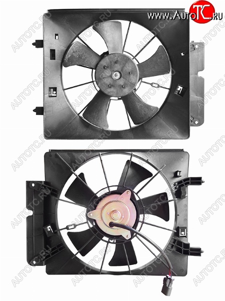 2 699 р. Вентилятор радиатора кондиционера в сборе SAT  Honda CR-V  RD4,RD5,RD6,RD7,RD9  (2001-2006)  с доставкой в г. Калуга