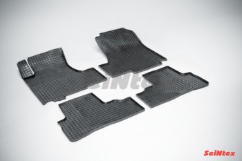 Износостойкие резиновые коврики в салон Сетка Seintex Honda CR-V RE1,RE2,RE3,RE4,RE5,RE7 рестайлинг (2009-2012)