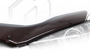 2 079 р. Дефлектор капота CA-Plastiс  Honda Elysion  Prestige (2007-2013) (Classic полупрозрачный, Без надписи)  с доставкой в г. Калуга. Увеличить фотографию 1
