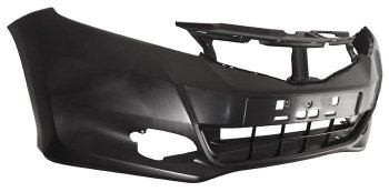 5 349 р. Передний бампер SAT  Honda Fit  2 (2010-2012) (Неокрашенный)  с доставкой в г. Калуга. Увеличить фотографию 1