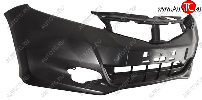 5 349 р. Передний бампер SAT Honda Fit 2 GE 1-ый рестайлинг (2010-2012) (Неокрашенный)  с доставкой в г. Калуга
