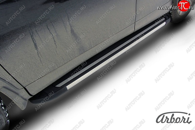 12 509 р. Порожки для ног Arbori Luxe Black Honda CR-V RM1,RM3,RM4 дорестайлинг (2012-2015)  с доставкой в г. Калуга