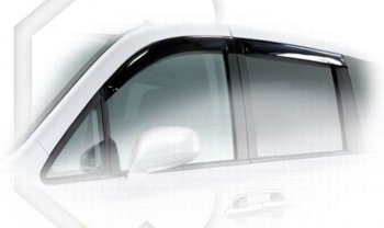 2 349 р. Дефлектора окон CA-Plastiс Honda StepWagon 3 RG минивэн рестайлинг (2007-2009) (Classic полупрозрачный, Без хром.молдинга)  с доставкой в г. Калуга. Увеличить фотографию 1