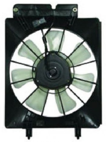 3 599 р. Вентилятор радиатора кондиционера в сборе SAT (2.0) Honda Stream 1 RN1,RN3  дорестайлинг (2000-2004)  с доставкой в г. Калуга. Увеличить фотографию 1