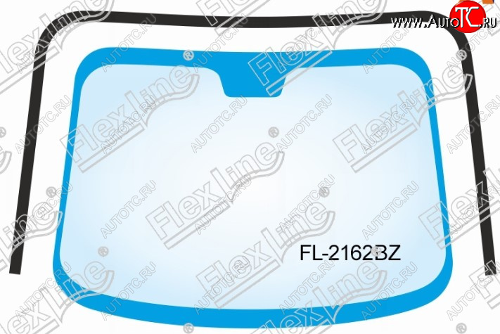 1 569 р. Молдинг лобового стекла FlexLine Hyundai Accent седан ТагАЗ (2001-2012)  с доставкой в г. Калуга