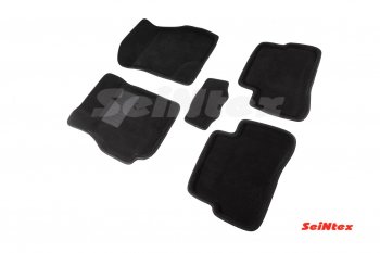 4 299 р. Комплект ворсовых 3D ковриков в салон Seintex  Hyundai Accent  седан ТагАЗ (2001-2012)  с доставкой в г. Калуга. Увеличить фотографию 1