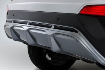 7 199 р. Накладка заднего бампера Xmug Hyundai Creta GS дорестайлинг (2015-2019) (Неокрашенная)  с доставкой в г. Калуга. Увеличить фотографию 3