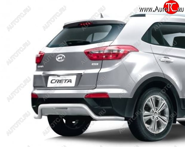 17 999 р. Защита заднего бампера Petroil Tuning  Hyundai Creta  GS (2015-2021) дорестайлинг, рестайлинг  с доставкой в г. Калуга