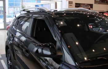 2 759 р. Дефлектора окон SIM Hyundai Creta GS дорестайлинг (2015-2019)  с доставкой в г. Калуга. Увеличить фотографию 3