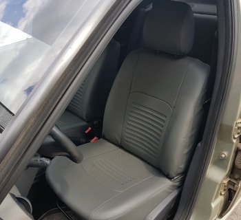 8 749 р. Чехлы для сидений (к-я Comfort) Lord Autofashion Турин (экокожа)  Hyundai Creta  GS (2015-2021) (Серый, вставка Серая)  с доставкой в г. Калуга. Увеличить фотографию 4