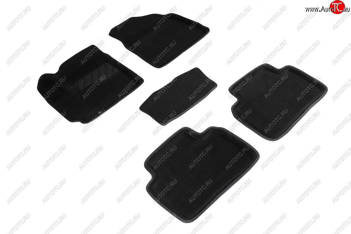 4 599 р. Коврики в салон SEINTEX 3D ВОРС (черные, комплект)  Hyundai Creta  SU (2021-2024)  с доставкой в г. Калуга