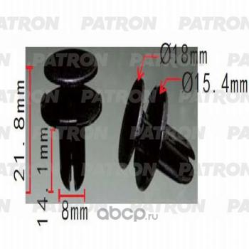 28 р. Фиксатор пыльника к бамперу №1 PATRON  Hyundai Elantra  AD (2016-2020)  с доставкой в г. Калуга. Увеличить фотографию 2