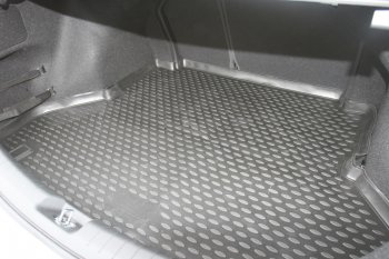 2 399 р. Коврик в багажник (седан) Element-Autofamily (полиуретан)  Hyundai Elantra  AD (2016-2020)  с доставкой в г. Калуга. Увеличить фотографию 2