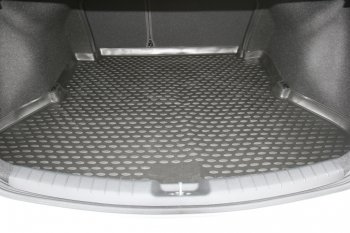 2 399 р. Коврик в багажник (седан) Element-Autofamily (полиуретан)  Hyundai Elantra  AD (2016-2020)  с доставкой в г. Калуга. Увеличить фотографию 1