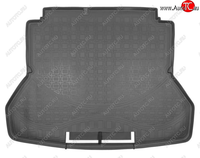2 899 р. Коврик в багажник Norplast  Hyundai Elantra  AD (2016-2020) (Черный с фартуком)  с доставкой в г. Калуга