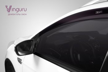 Дефлекторы окон Vinguru Hyundai (Хюндаи) Elantra (Элантра)  XD (2000-2014) XD седан дорестайлинг, (ТагАЗ) седан