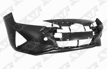 4 849 р. Передний бампер SAT  Hyundai Elantra  AD (2018-2020) (Неокрашенный)  с доставкой в г. Калуга. Увеличить фотографию 1