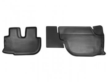 1 299 р. Комплект салонных ковриков Norplast Unidec  Hyundai HD-72 (2004-2008) (Цвет: черный)  с доставкой в г. Калуга. Увеличить фотографию 1