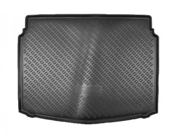 1 339 р. Коврик в багажник Norplast (на нижнюю полку)  Hyundai I30  3 PD (2017-2020) (Черный)  с доставкой в г. Калуга. Увеличить фотографию 1
