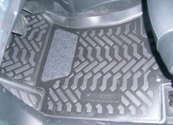 1 399 р. Коврики салона Aileron (3D с подпятником)  Hyundai IX35 ( 1 LM,  2 NU) (2009-2024)  с доставкой в г. Калуга. Увеличить фотографию 2