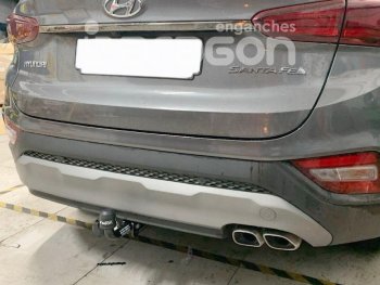 15 499 р. Фаркоп Aragon. (шар A) Hyundai Santa Fe TM дорестайлинг (2018-2021)  с доставкой в г. Калуга. Увеличить фотографию 3