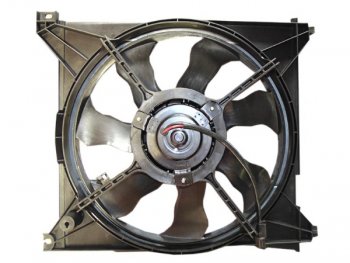 3 499 р. Вентилятор радиатора в сборе SAT  Hyundai Santa Fe  1 (2000-2012)  с доставкой в г. Калуга. Увеличить фотографию 1