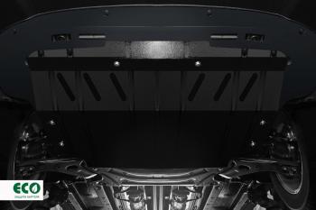 3 499 р. Защита картера двигателя ECO (1,4/1,6 бен., МТ/АТ) Hyundai Solaris 2 HCR рестайлинг (2020-2022)  с доставкой в г. Калуга. Увеличить фотографию 3