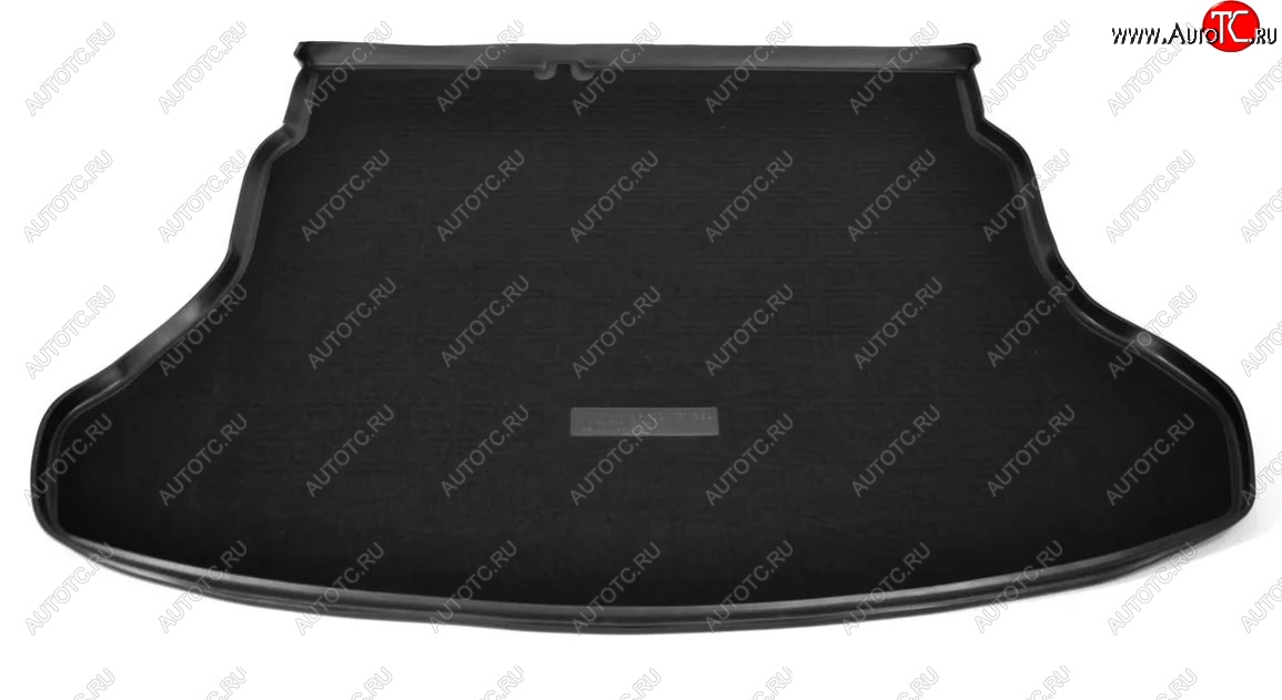 2 789 р. Комбинированый коврик с повышенной износостойкостью в багажник Unidec (полиуретан, текстиль)  Hyundai Solaris  2 (2017-2022) (Черный)  с доставкой в г. Калуга