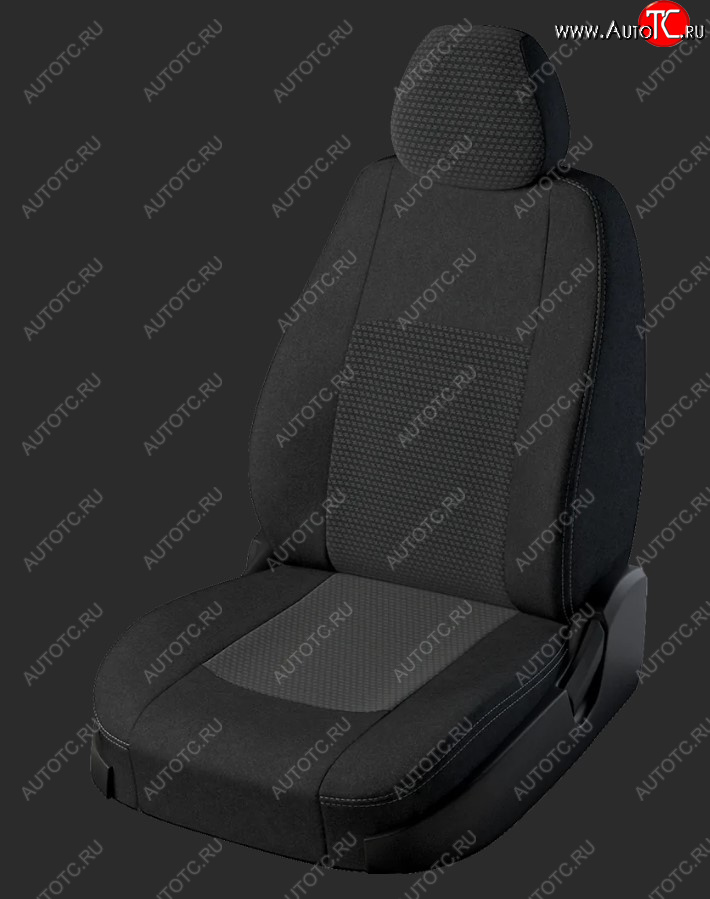 4 049 р. Чехлы для сидений Lord Autofashion Турин (жаккард, спинка 60/40, 2 Г-образных подголовника)  Hyundai Solaris  1 седан (2010-2017) (Черный, вставка Черный Мокка)  с доставкой в г. Калуга