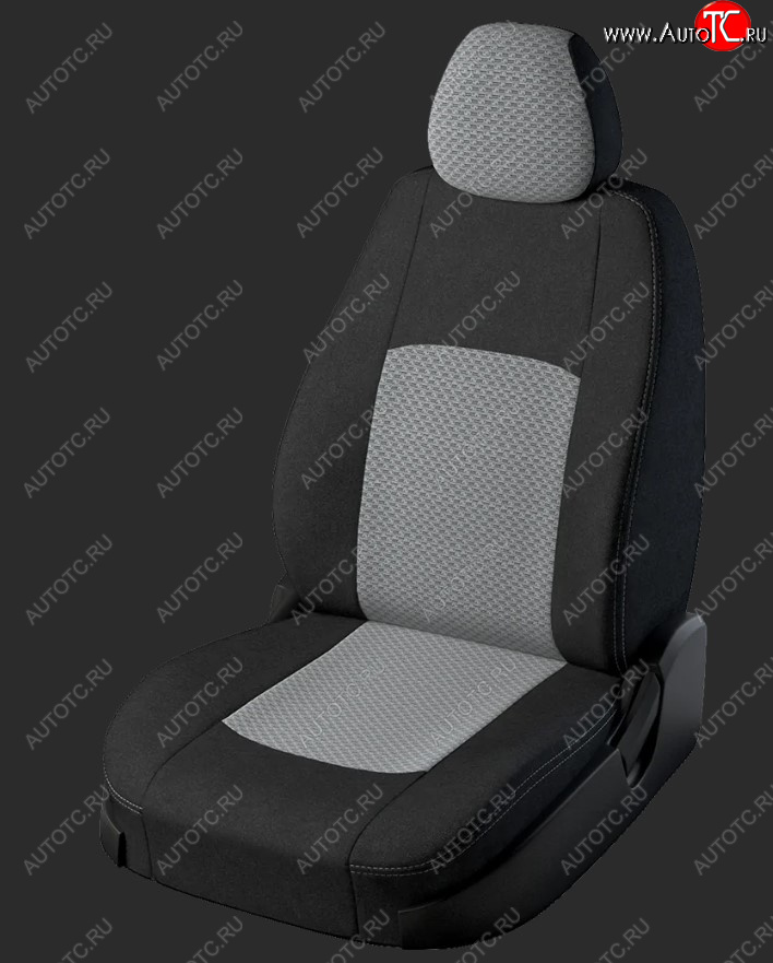 6 249 р. Чехлы для сидений Lord Autofashion Турин (жаккард, спинка 60/40, 2 Г-образных подголовника)  Hyundai Solaris  1 седан (2010-2017) (Черный, вставка Черный Тропик)  с доставкой в г. Калуга