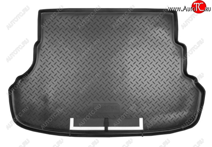 2 799 р. Коврик в багажник Norplast Unidec  Hyundai Solaris  1 седан (2010-2017) (Черный с фартуком)  с доставкой в г. Калуга