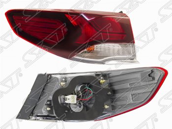 2 999 р. Левый задний фонарь SAT  Hyundai Sonata  LF (2017-2019)  с доставкой в г. Калуга. Увеличить фотографию 1