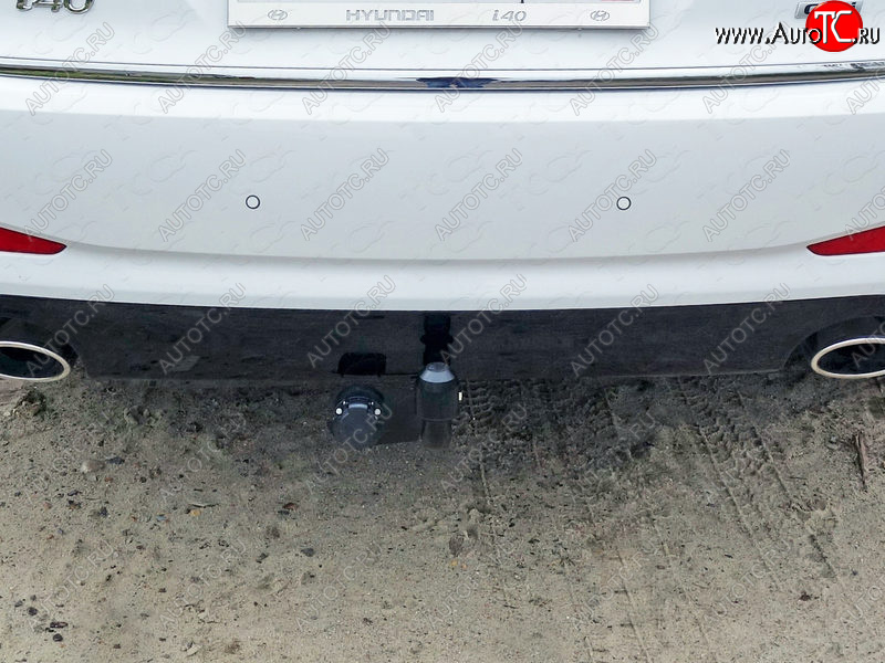 8 699 р. Фаркоп (тягово-сцепное устройство) TCC  Hyundai Sonata  LF (2017-2019) (шар А)  с доставкой в г. Калуга