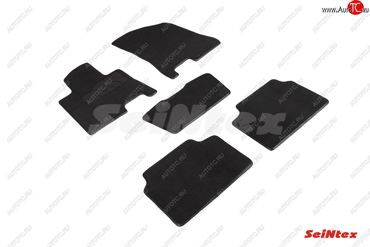 2 499 р. Текстильные коврики в салон SeinTex LUX  Hyundai Sonata  DN8 (2019-2024)  с доставкой в г. Калуга