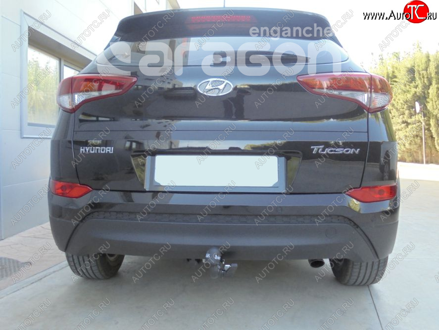 48 999 р. Фаркоп Aragon (съемный шар тип S - горизонтальный выдвижной шар) Hyundai Tucson TL дорестайлинг (2015-2018)  с доставкой в г. Калуга