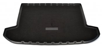 2 789 р. Комбинированый коврик с повышенной износостойкостью в багажник Unidec (полиуретан, текстиль)  Hyundai Tucson  3 TL (2015-2021) (Черный)  с доставкой в г. Калуга. Увеличить фотографию 1
