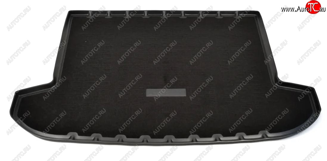 2 789 р. Комбинированый коврик с повышенной износостойкостью в багажник Unidec (полиуретан, текстиль)  Hyundai Tucson  3 TL (2015-2021) (Черный)  с доставкой в г. Калуга