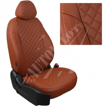 Чехлы сидений AUTOPILOT Экокожа Ромб (40/60 с подлокотником, 2 П- и 3 Г-образных подголовника) Hyundai (Хюндаи) Tucson (Туссон)  4 NX4 (2020-2022) 4 NX4