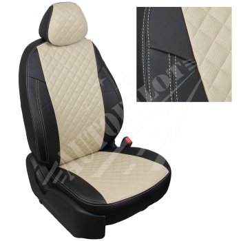Чехлы сидений AUTOPILOT Экокожа Ромб (40/60 с подлокотником, 2 П- и 3 Г-образных подголовника) Hyundai Tucson 4 NX4 (2020-2022)