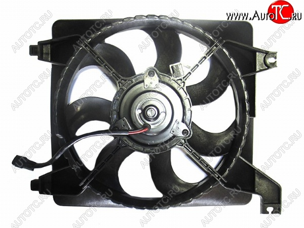 2 049 р. Вентилятор радиатора SAT (в сборе)  Hyundai Verna  2 MC (2005-2011)  с доставкой в г. Калуга