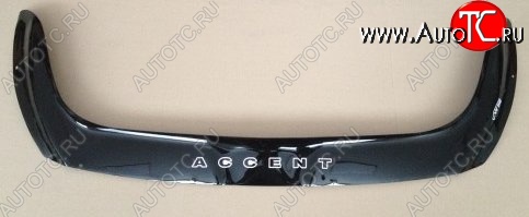 999 р. Дефлектор капота (с 2010 г.в.) Russtal  Hyundai Accent  седан ТагАЗ (2001-2012)  с доставкой в г. Калуга