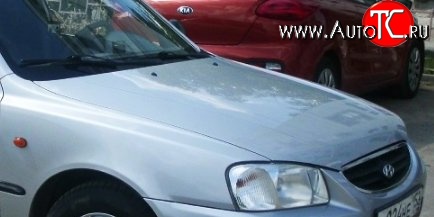15 999 р. Капот Стандартный  Hyundai Accent  седан ТагАЗ (2001-2012) (Окрашенный)  с доставкой в г. Калуга