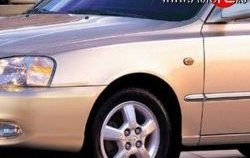 5 949 р. Переднее левое крыло Стандартное  Hyundai Accent  седан ТагАЗ (2001-2012) (Окрашенное)  с доставкой в г. Калуга. Увеличить фотографию 1