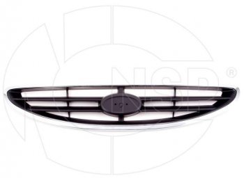 2 789 р. Решетка радиатора NSP (хром).  Hyundai Accent  седан ТагАЗ (2001-2012) (Неокрашенная)  с доставкой в г. Калуга. Увеличить фотографию 1