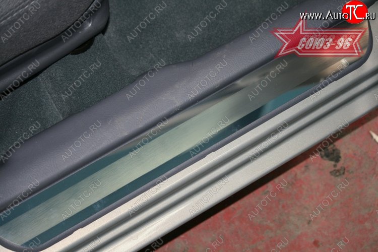 1 979 р. Накладки на внутренние пороги Souz-96 Hyundai Accent седан ТагАЗ (2001-2012)  с доставкой в г. Калуга