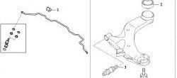 429 р. Полиуретановая втулка стабилизатора передней подвески Точка Опоры (22,8 мм) Hyundai Elantra XD седан дорестайлинг (2000-2003)  с доставкой в г. Калуга. Увеличить фотографию 2