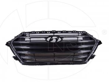 4 949 р. Решетка радиатора NSP. (черная) Hyundai Elantra AD дорестайлинг (2016-2019) (Неокрашенная)  с доставкой в г. Калуга. Увеличить фотографию 1