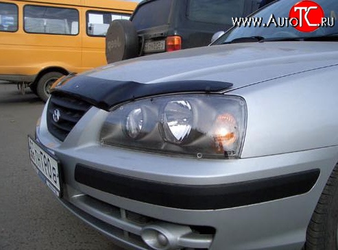 2 599 р. Дефлектор капота NovLine Hyundai Elantra XD седан дорестайлинг (2000-2003)  с доставкой в г. Калуга