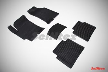 Износостойкие резиновые коврики в салон Сетка Seintex Hyundai (Хюндаи) Elantra (Элантра)  XD (2008-2014) XD (ТагАЗ) седан
